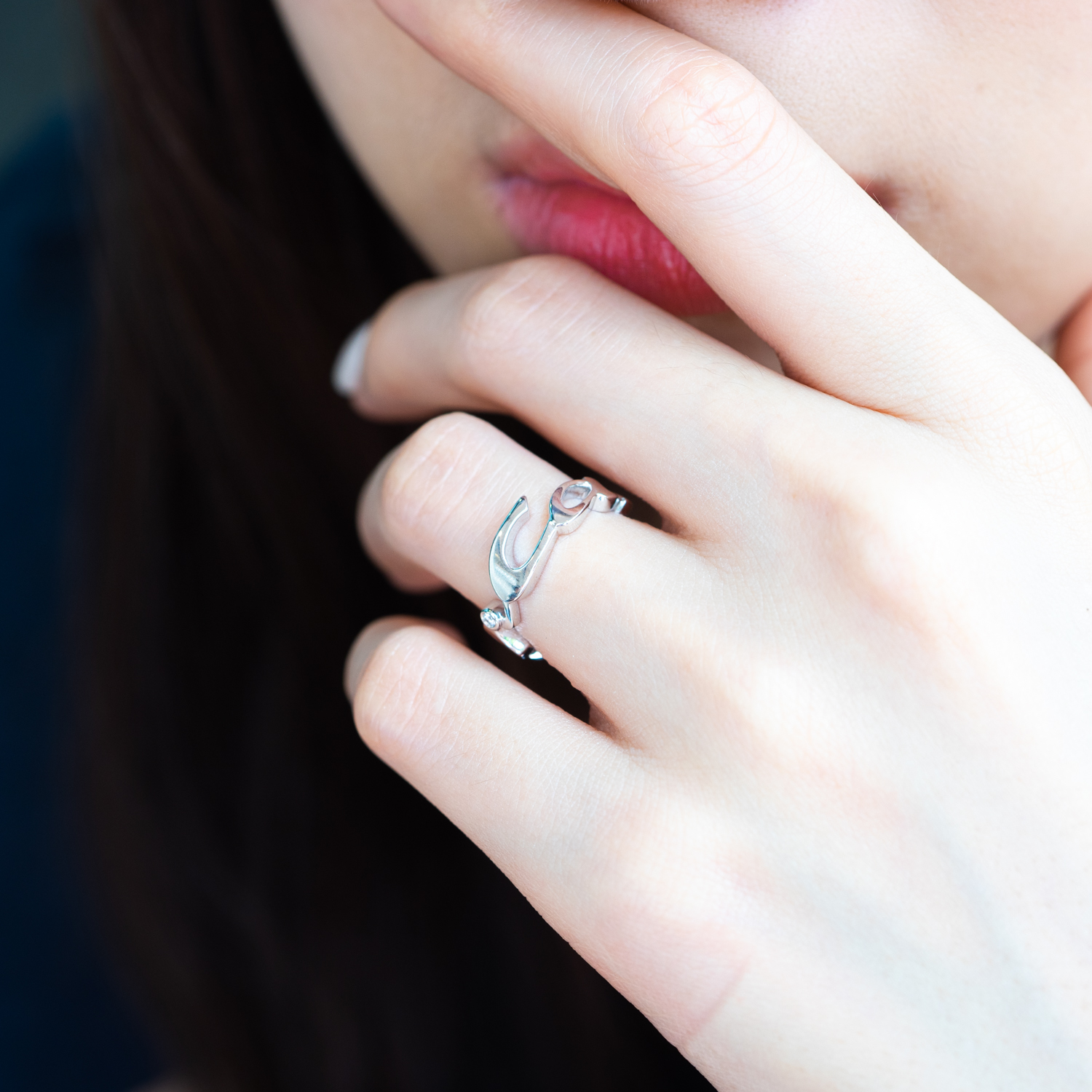 แหวน Cartier Signature 3Diamonds Limited Edition ทองคำขาว 18K ไซส์47# (Used) (Rare)