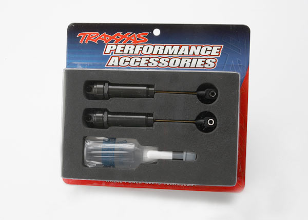 2662 Big Bore shocks (XX-long) (hard-anodized & PTFE-coated T6 aluminum) (assembled with TiN shafts) w/o springs (rear) (2)