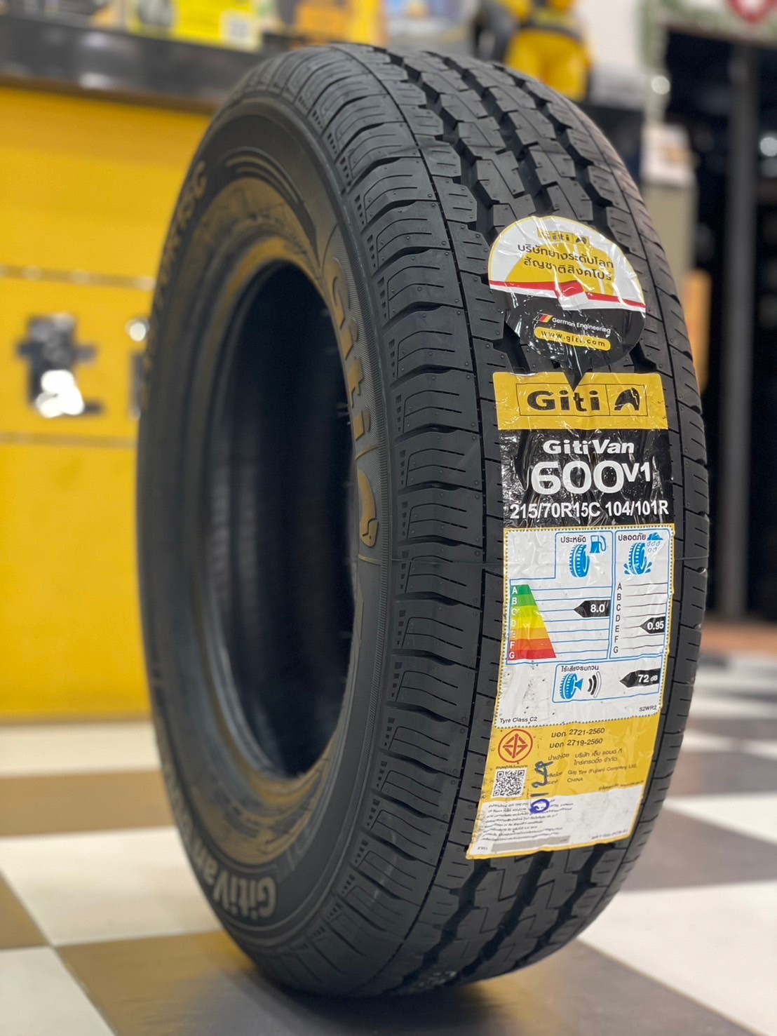 🐘🐘#ยางจีที #Giti Van600v1 215/70R15 ยางใหม่ปี2024🚚🚛🛻🚐🚎