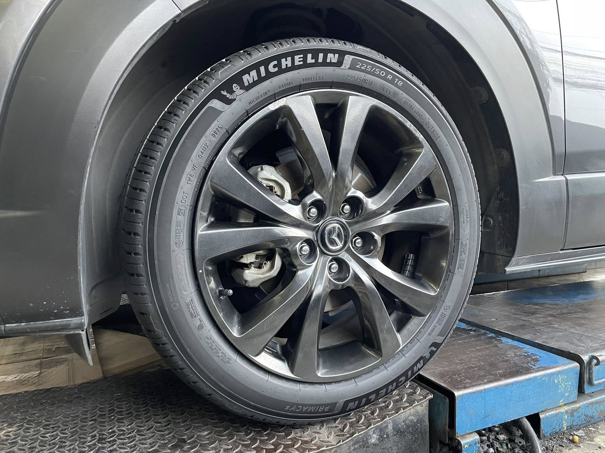 MAZDA_CX30🚘เปลี่ยนยาง 🛞🐘#MICHELIN_PRIMACY5_225/50R18