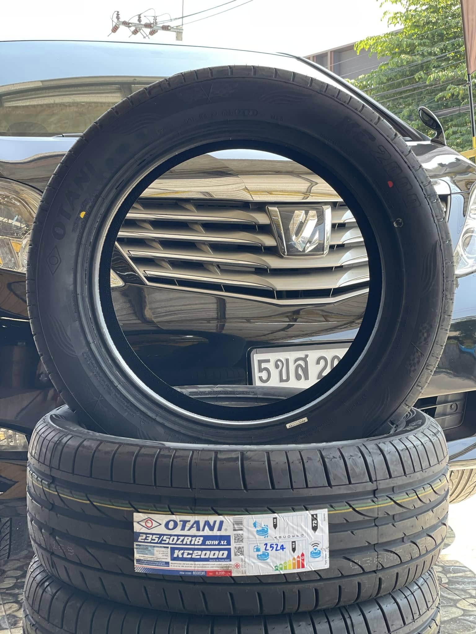 🚘 #TOYOTA_ALPHARD🛞เปลี่ยนยาง #OTANI #KC2000 235/50R18