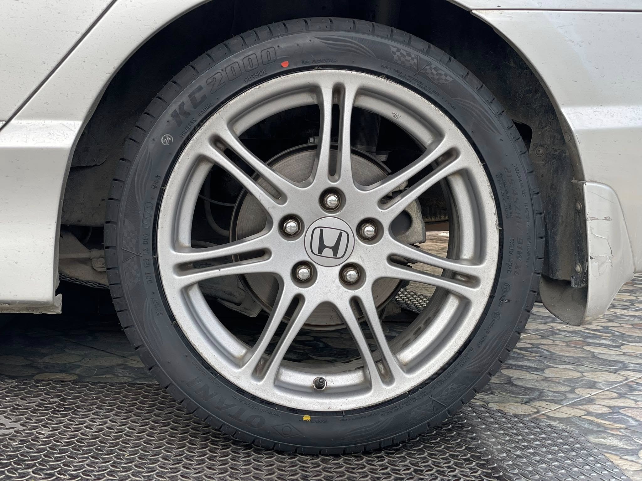 #HONDA_CIVIC 🚘เปลี่ยนยาง 🛞🐘#OTANI_KC2000_215/45R17