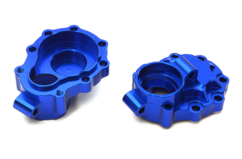 INT-C27990BLUE Billet Machined Alloy Rear Inner Portal Drive Housings for Traxxas TRX-4 Crawler
