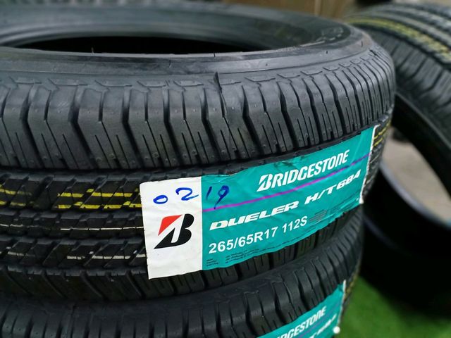 ยางใหม่ปี19 Bridgestone Dueler HT 684 265/65R17