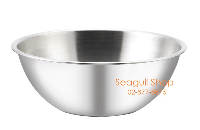 100335040 ชามผสมสเตนเลส กาละมังสเตนเลส 40 ซม. ตราซีกัล(นกนางนวล) Seagull