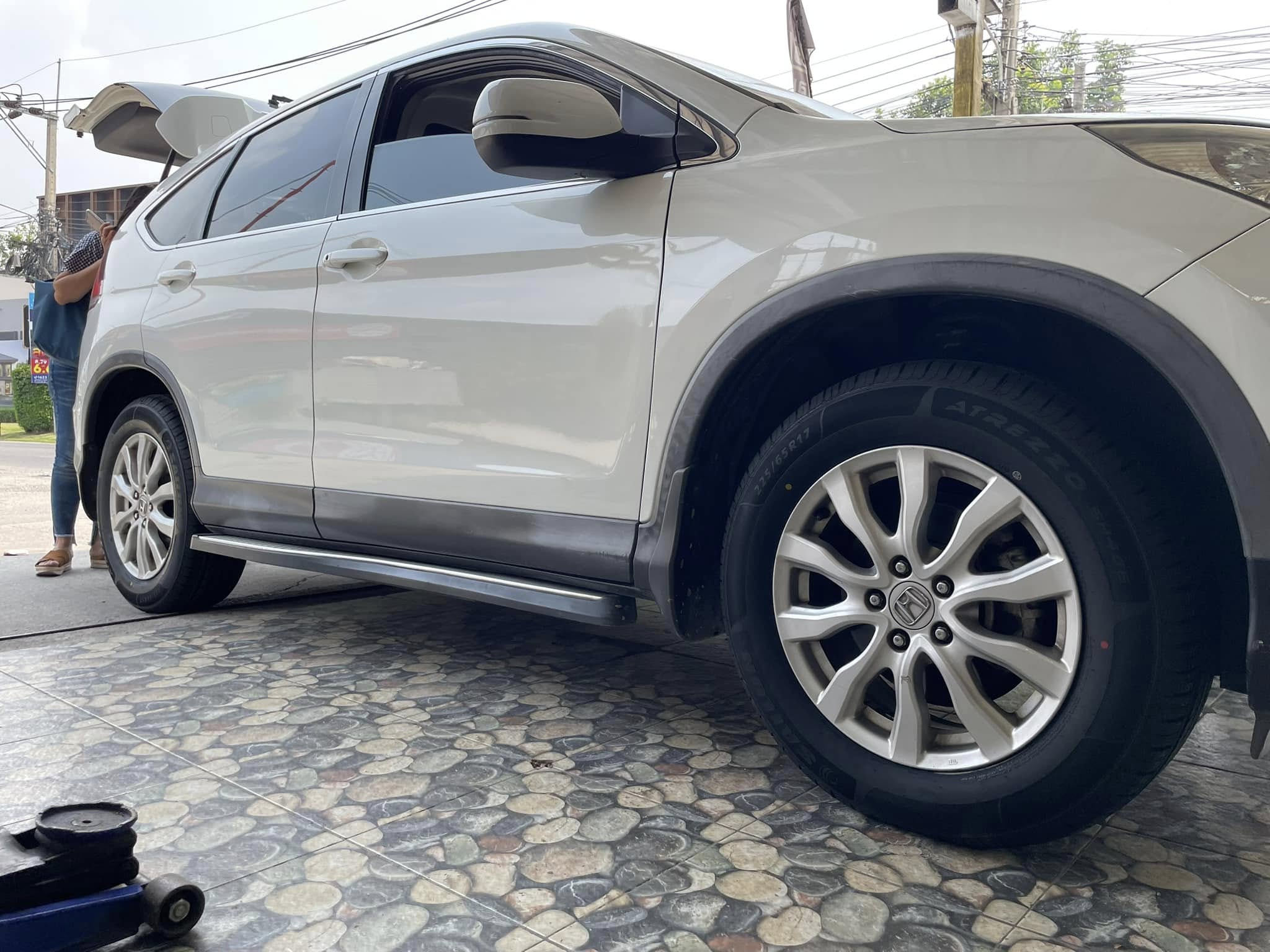 #HONDA_CRV 🚘เปลี่ยนยาง 🛞🐘#SAILUN #SH406 225/65R17