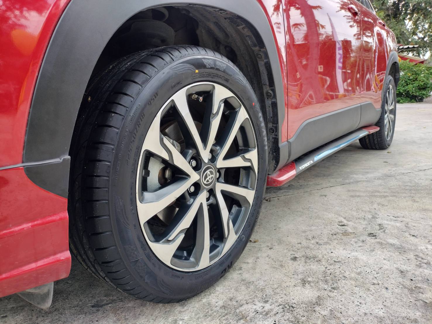 🚘#TOYOTA_CROSS เปลี่ยนยาง 🛞 #OTANI_KC2000_225/50R18