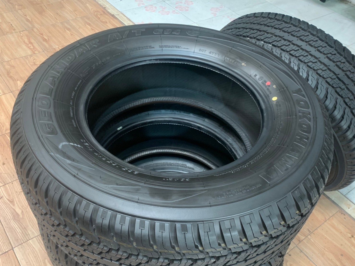 ยางใหม่ถอดป้ายแดงยางปี2021 YOKOHAMA GEOLANDAR AT-S G94 265/65R17