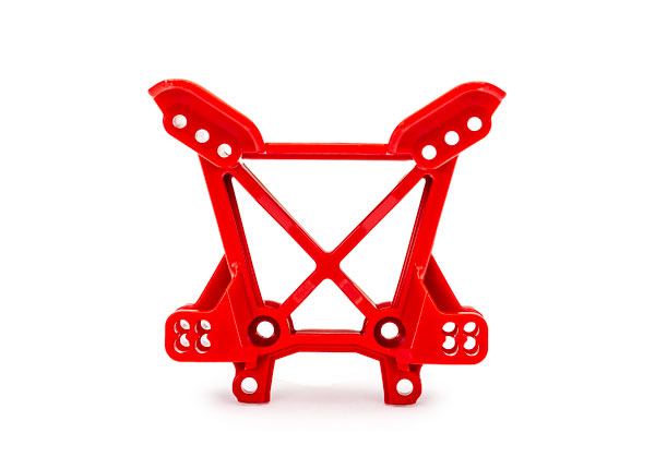 9033-RED Shock tower, front (red) [สำหรับ JATO4X4]