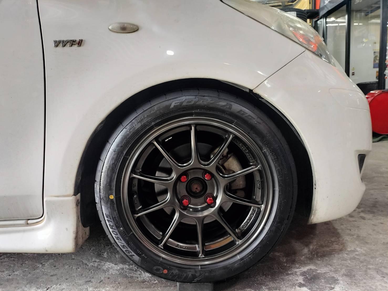 🚘 #TOYOTA_YARIS ติดตั้งเปลี่ยนยาง #KINTO_FORZA001_195/50R15