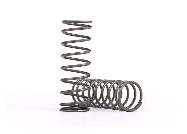 7841 Springs, shock, medium (natural finish) (GTX) (2.599 rate, white stripe) (2)
