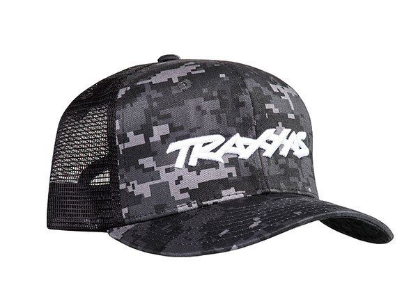 1182-CAMO TRAXXAS® LOGO HAT CURVE BILL CA