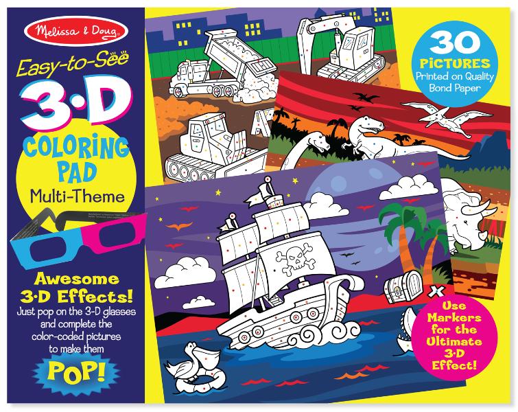 9964 3D Coloring Book! - Boy