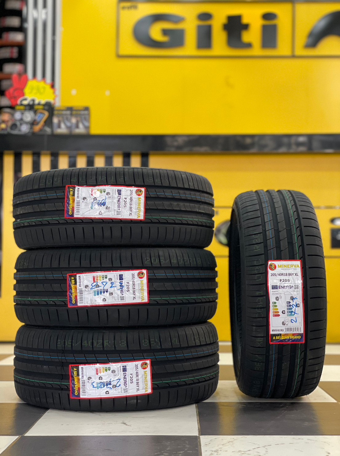ยางMINERVA F205 205/40R18 ยางสปอร์ตคุณภาพดี สมรรถนะการขับขี่สูงนุ่มเงียบ ยางใหม่2023