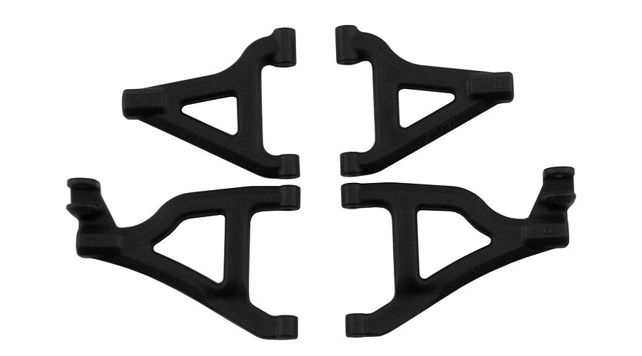 RPM-80652 1/16 SLASH 4X4 [and Related Models] Front A-arms (Black)