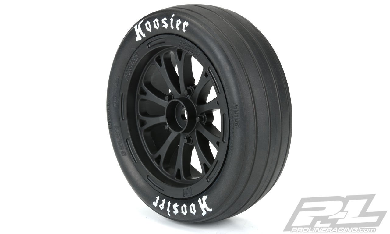 PRO-2775-03 Pomona Drag Spec 2.2" Black Front Wheels for Slash 2wd & AE DR10 (using 2.2" 2WD Buggy Front Tires)