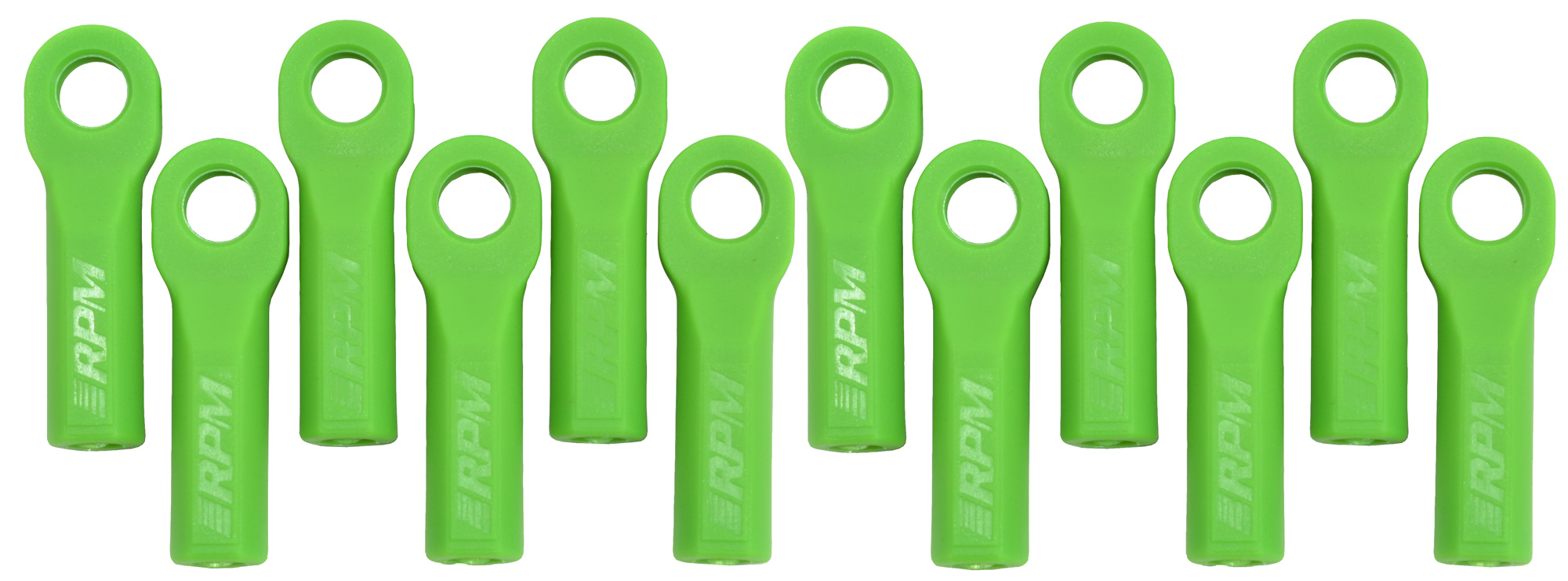 RPM-80514 Long Rod Ends for most Traxxas 1:10 Scale Vehicles - GREEN