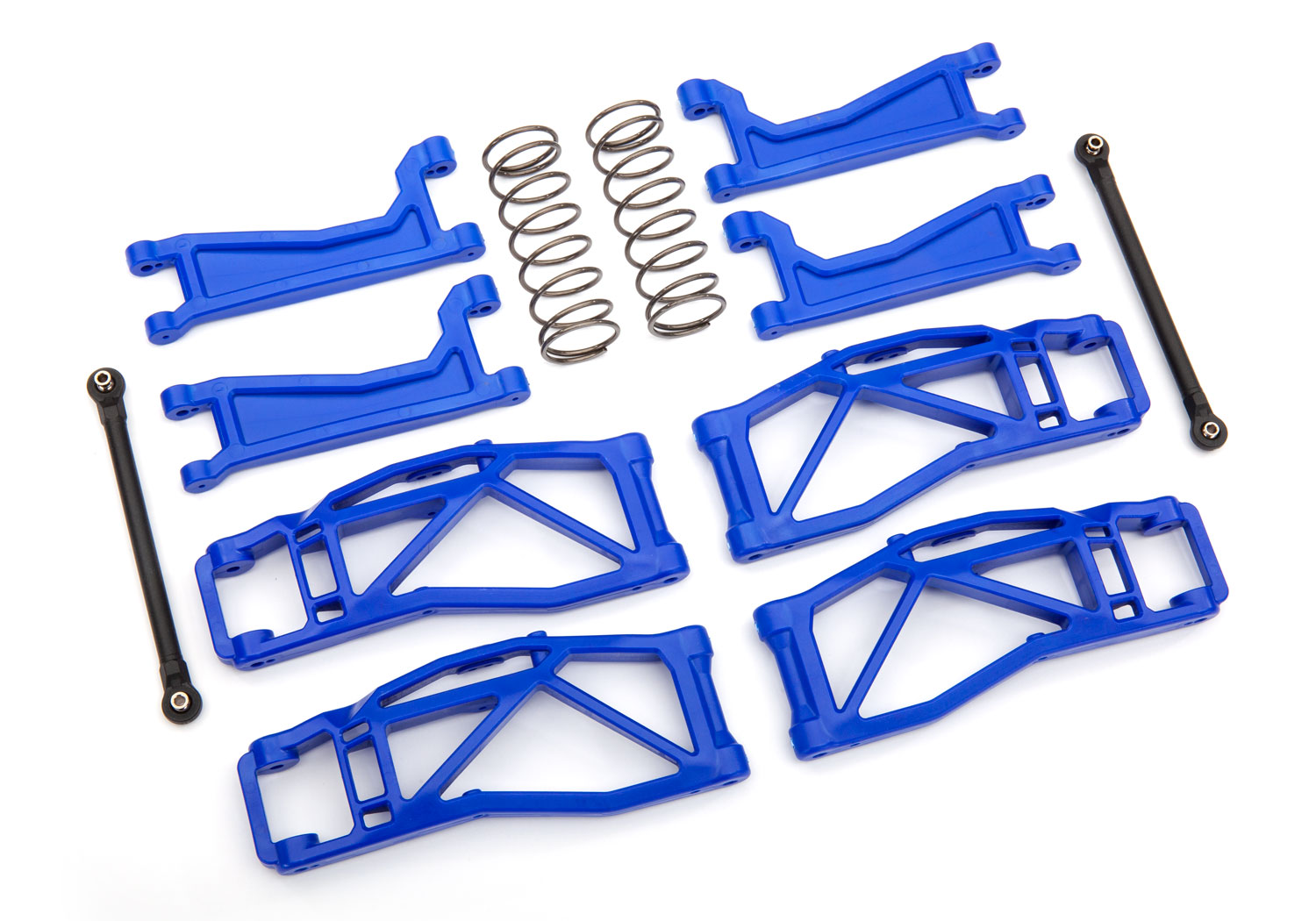 8995X Suspension kit, WideMaxx™, blue (includes front & rear suspension arms, front toe links, outer half shafts (extended), rear shock springs)