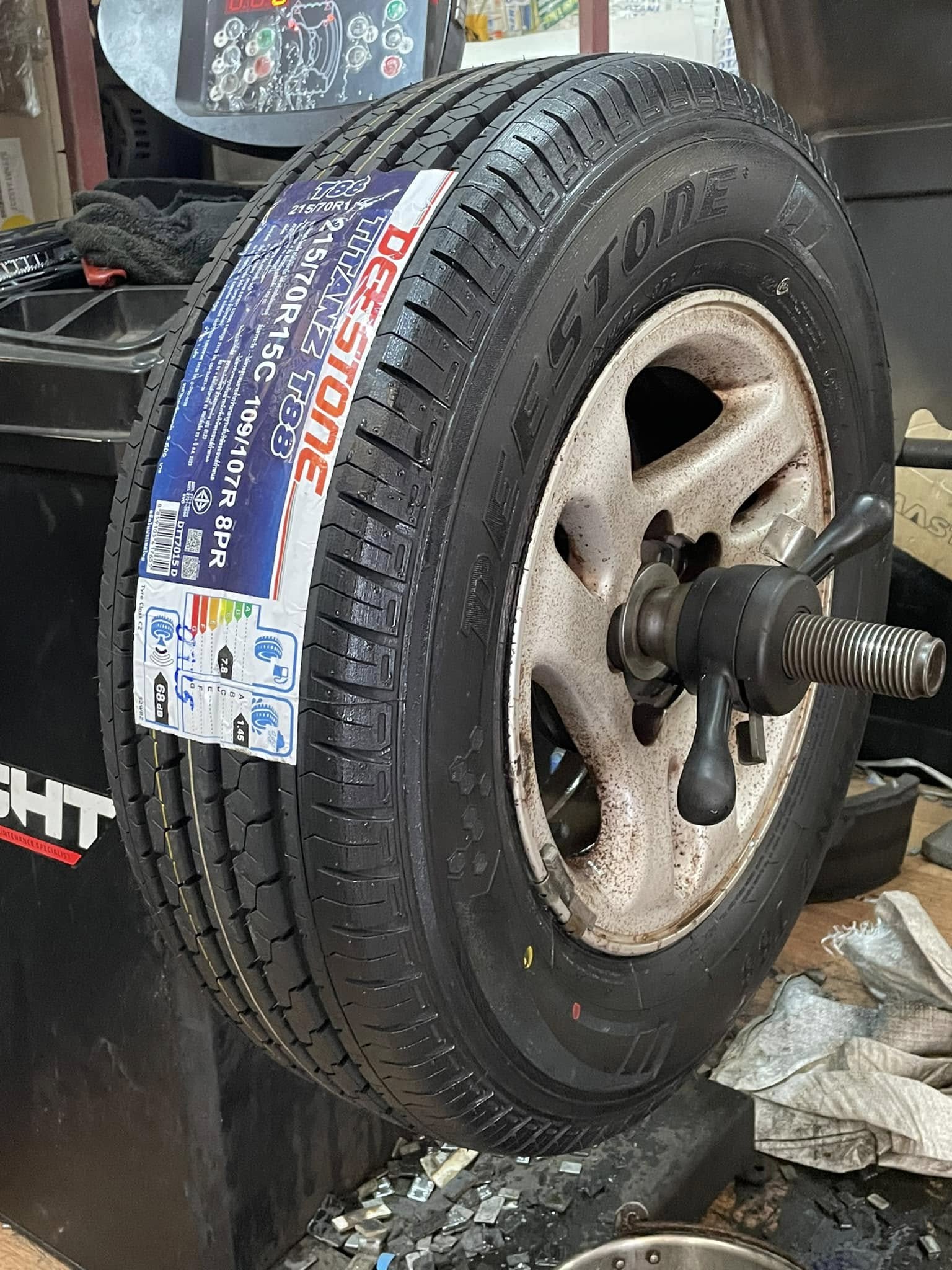 #TOYOTA_TIGER🛞 #DEESTONE_T88_215/70R15 เซอร์วิส #ช่วงล่าง