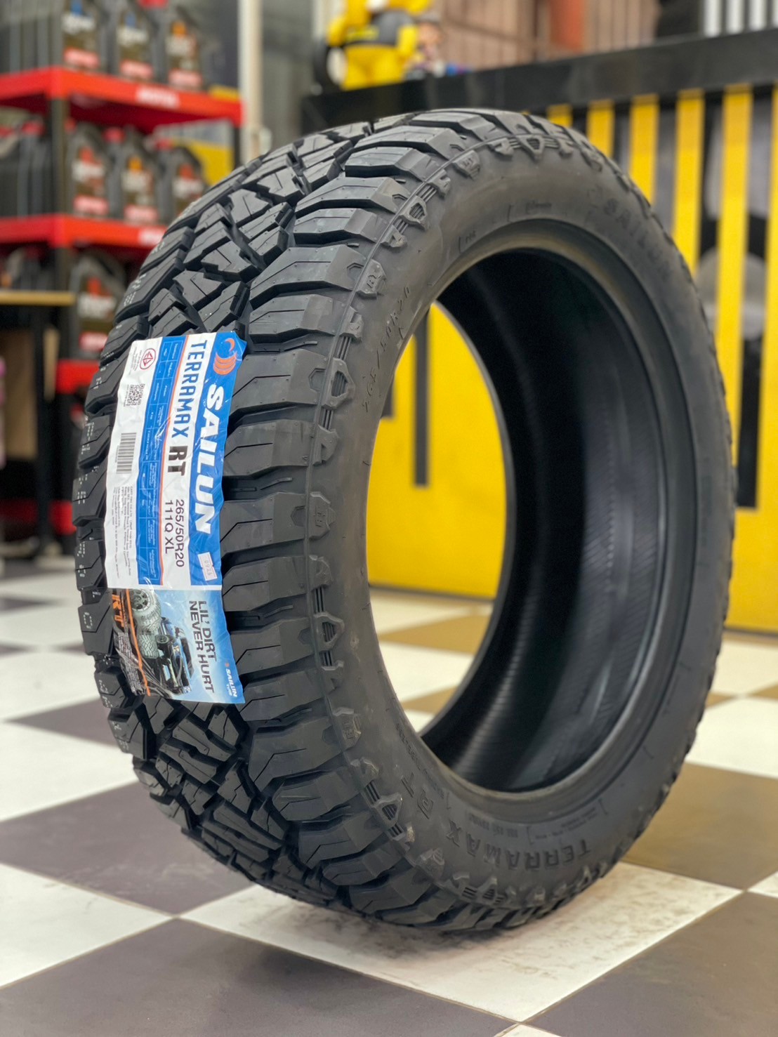 ยาง Sailun Terramax RT 265/50R20 ยางใหม่ปี2024 " หล่อ ดุดัน ยางตัวหนังสือสีขาว "