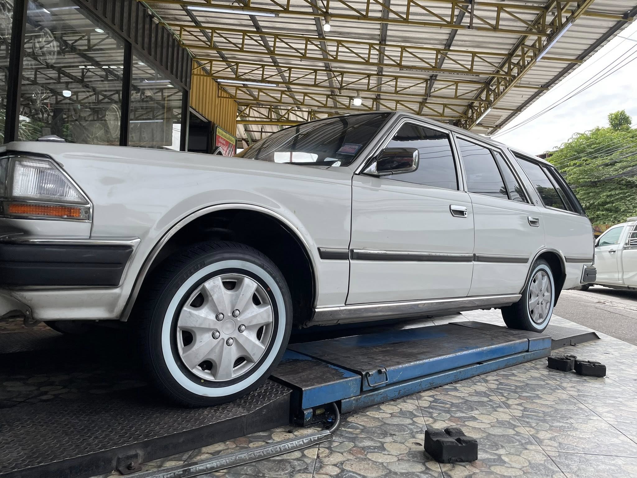 #NISSAN_CEDRIC V30 เปลี่ยนยาง 🛞🐘#SAILUN_ขอบขาวแท้_185/70R14