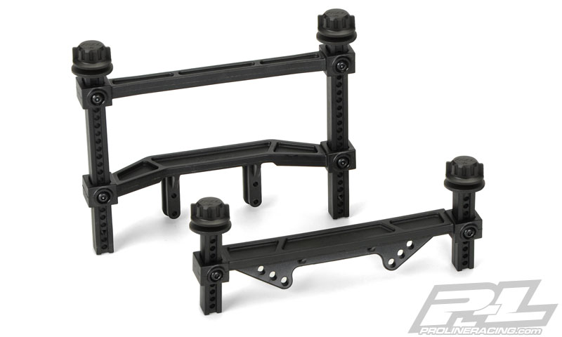 PRO607000 Extended Front & Rear Body Mounts (Slash 2WD) for Pro-Line PRO-2 SC and Slash 2WD