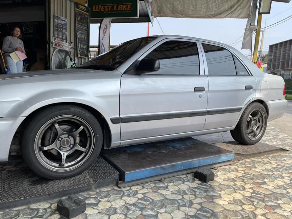 #TOYOTA_SOLUNA🛞เปลี่ยนยาง #GITI_SynergyE1 195/50R15