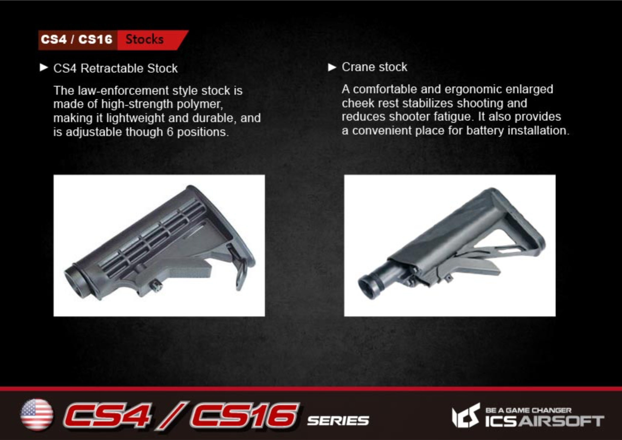 ICS-321 CS4 R.I.S. Crane Stock EBB
