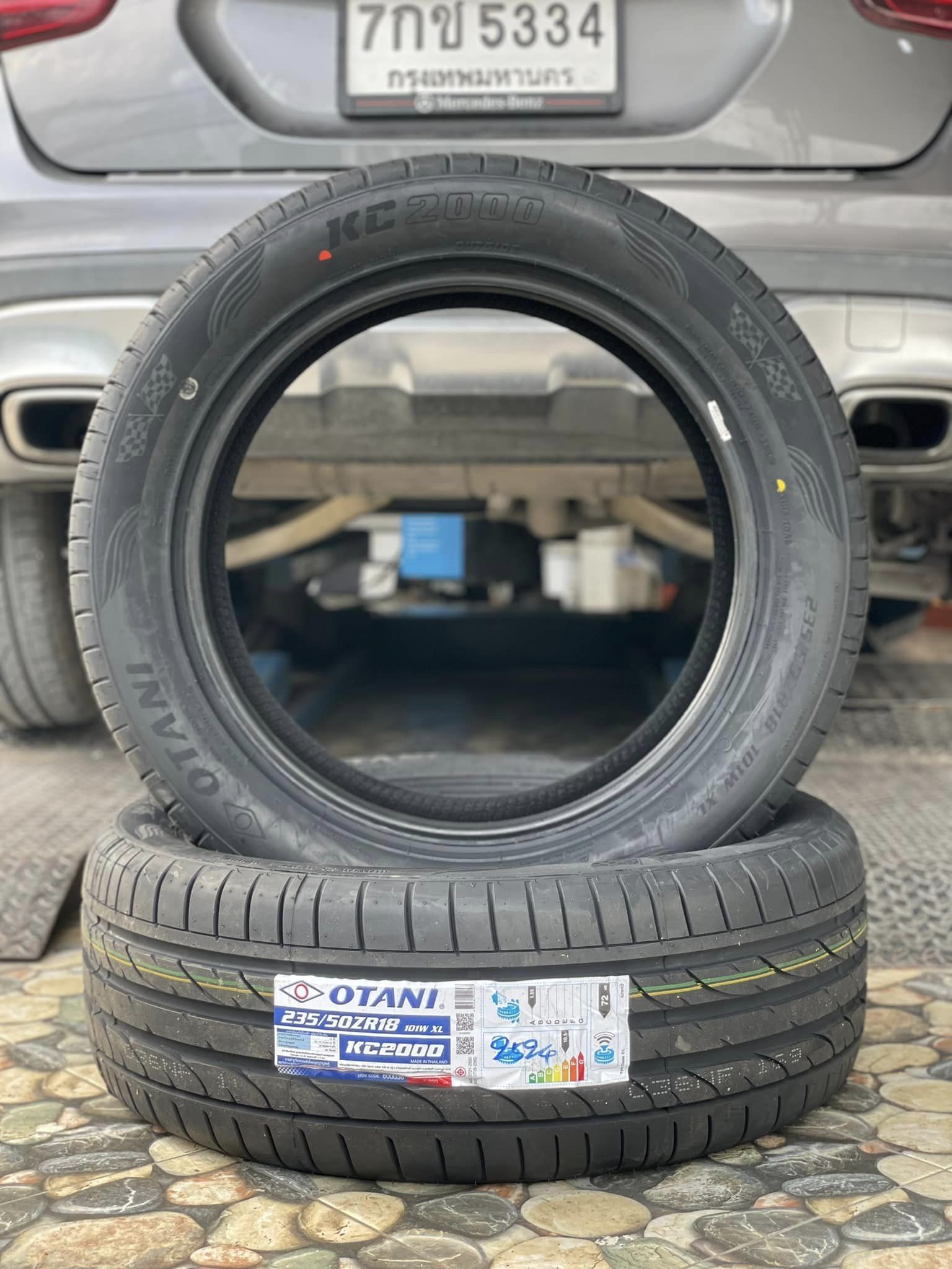 🚘 #BENZ_GLA200 เปลี่ยนยาง #OTANI #KC2000 235/50R18