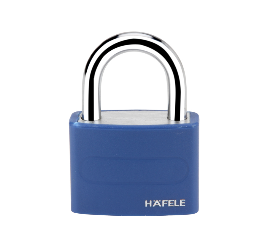 ตัวล็อคสายยู Mylock สีน้ำเงิน (เขียนชื่อได้) 482.01.849