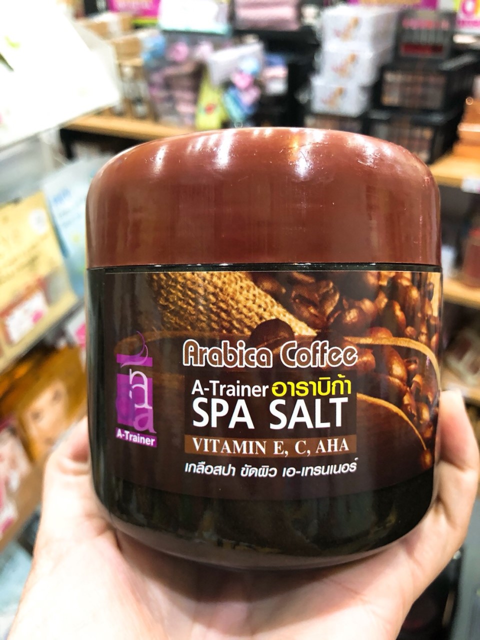Arabica coffee a - trainer spa salt เกลือสปาขัดผิวเอ-เทรนเนอร์ กาแฟอาราบิก้า