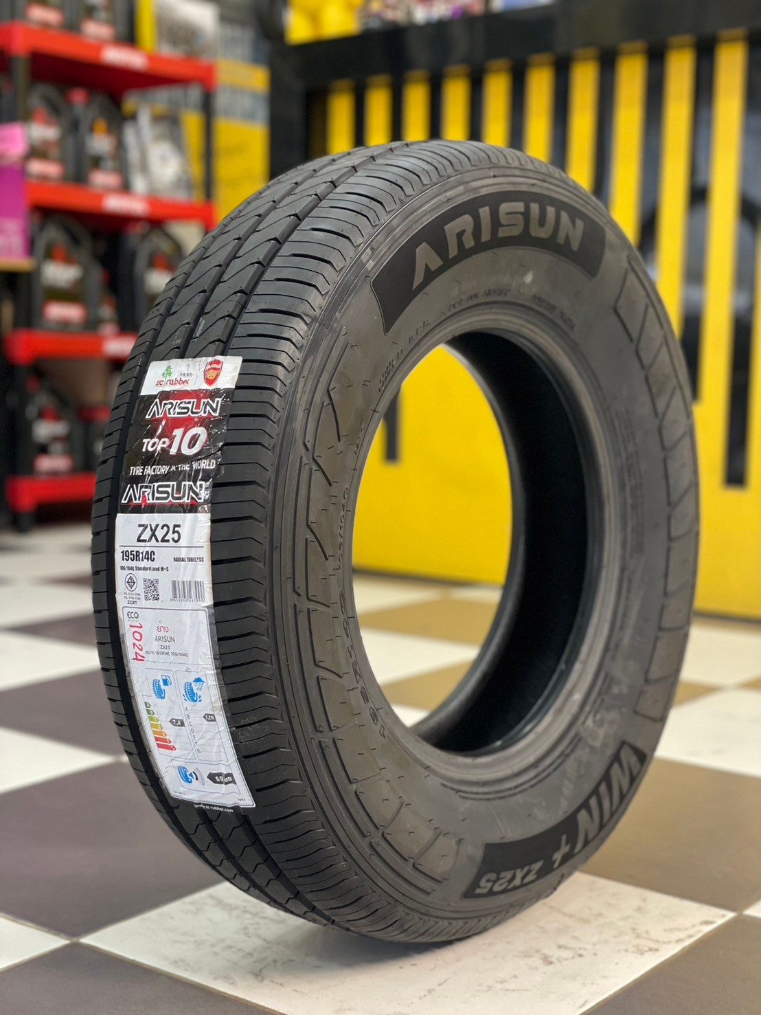 ยางกระบะบรรทุก 𝗔𝗿𝗶𝘀𝘂𝗻 🔴 ZX15 🔴 195R14C ยางใหม่ปี2024