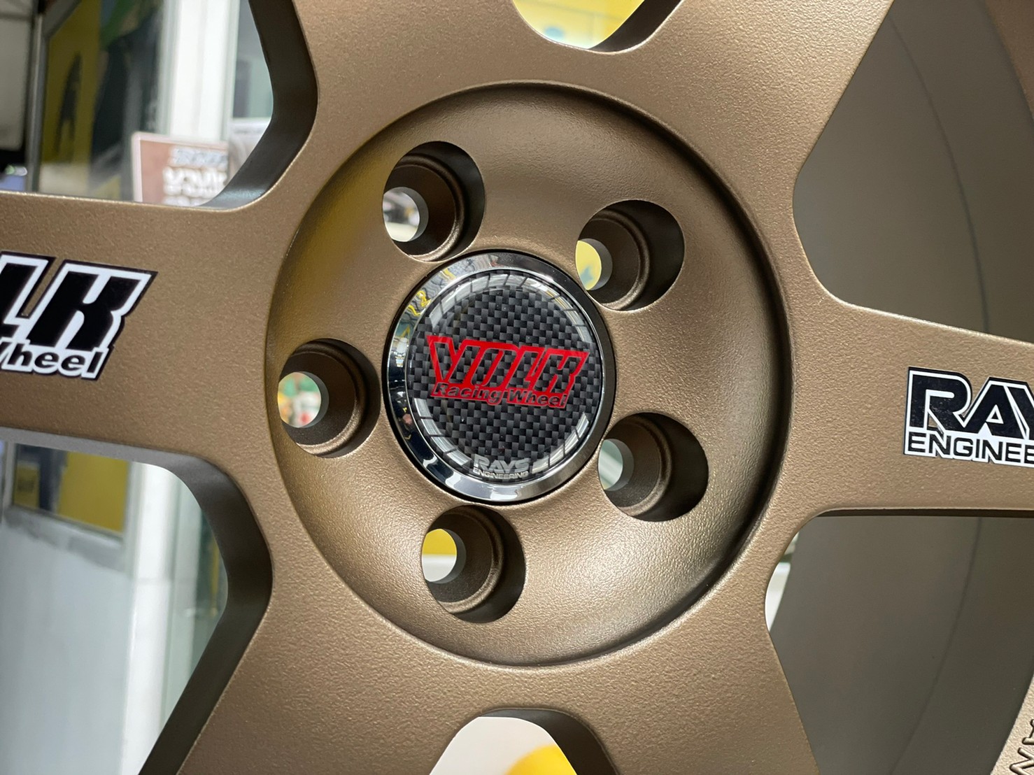 ล้อแม็กซ์ใหม่ขอบ18 TE37 ล้อแนวซิ่งลายยอดฮิต SSW202 18x8.5 ET42 5x100 สีน้ำตาล