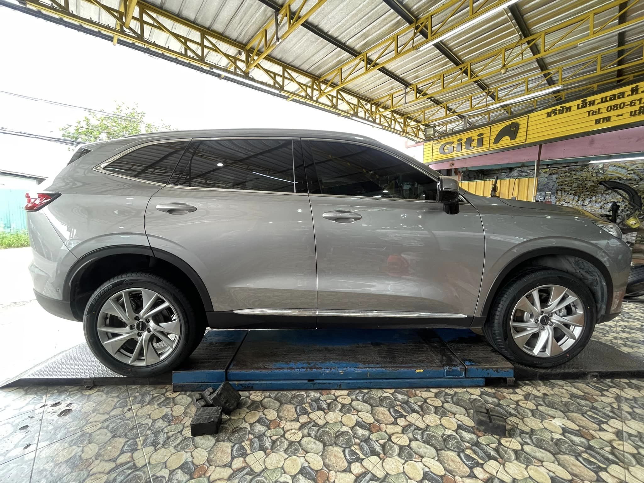 GWM_HAVAL เปลี่ยนยาง #ยางเทคโนโลยีฟองน้ำ สำหรับรถEVเพิ่มความนุ่มเงียบมากยิ่งขึ้น #OTANI #KN1000 225/55R19