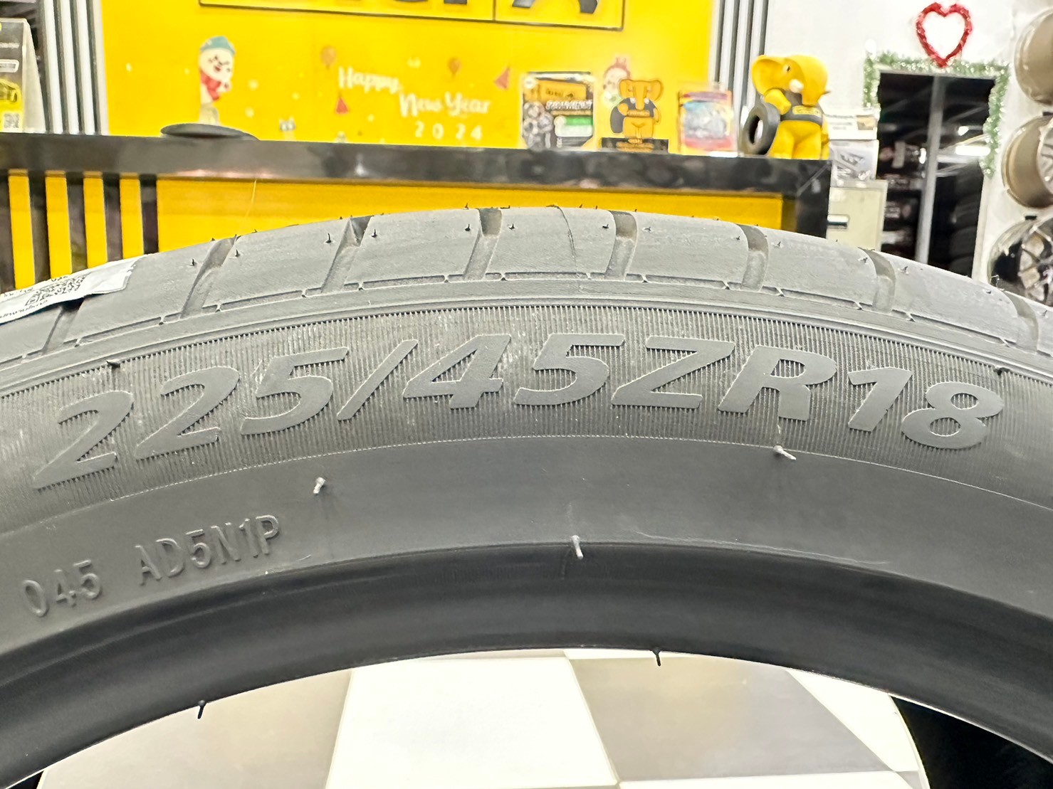 KINTO FORZA 001 Treadwear 280 225/45R18 ยางใหม่ปี2024