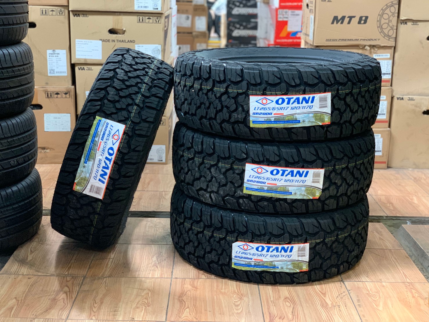 OTANI SA2000 265/65R17 ยางใหม่ปี2021 ราคาพิเศษพร้อมติดตั้งฟรี สนใจสอบถามเพิ่มเติมได้ค่ะ