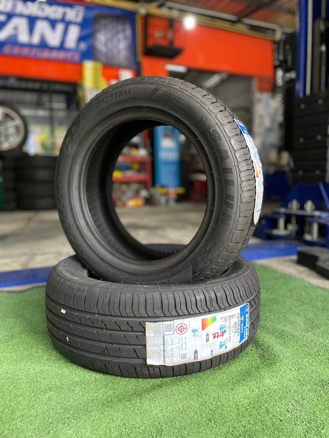 ยางใหม่SAILUN 185/55R14 ยางใหม่ปี22 (2เส้น)