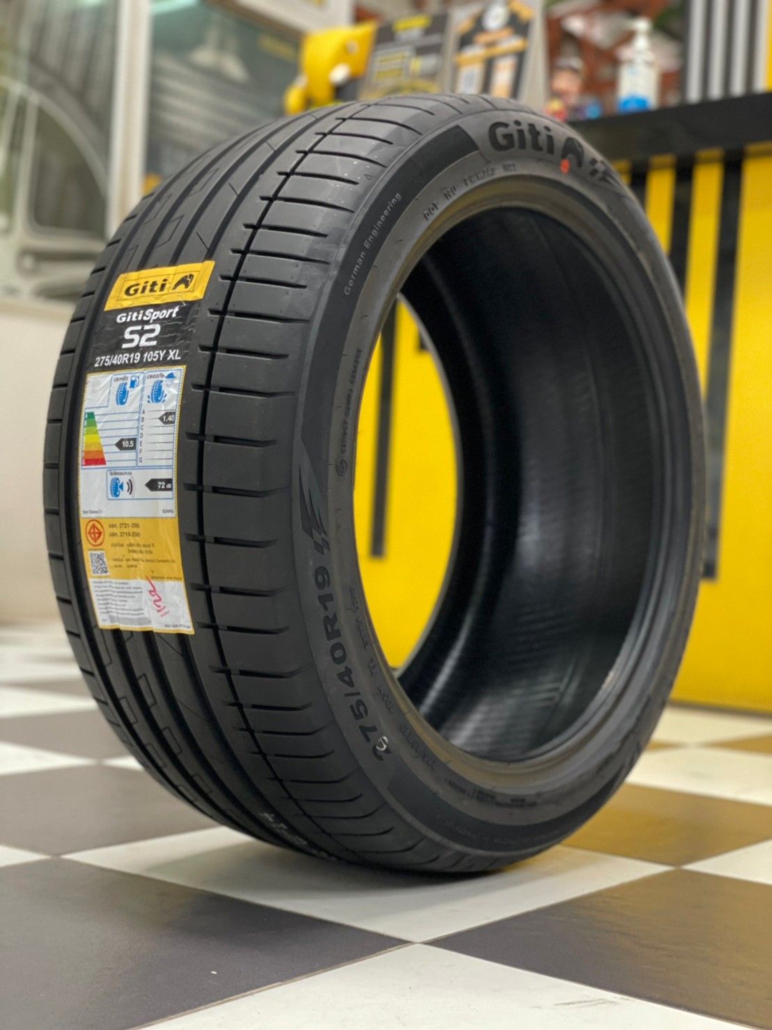 GITI SportS2 275/40R19 ยางใหม่ปี2022 ราคาโปรโมชั่นพิเศษ พร้อมติดตั้งฟรี