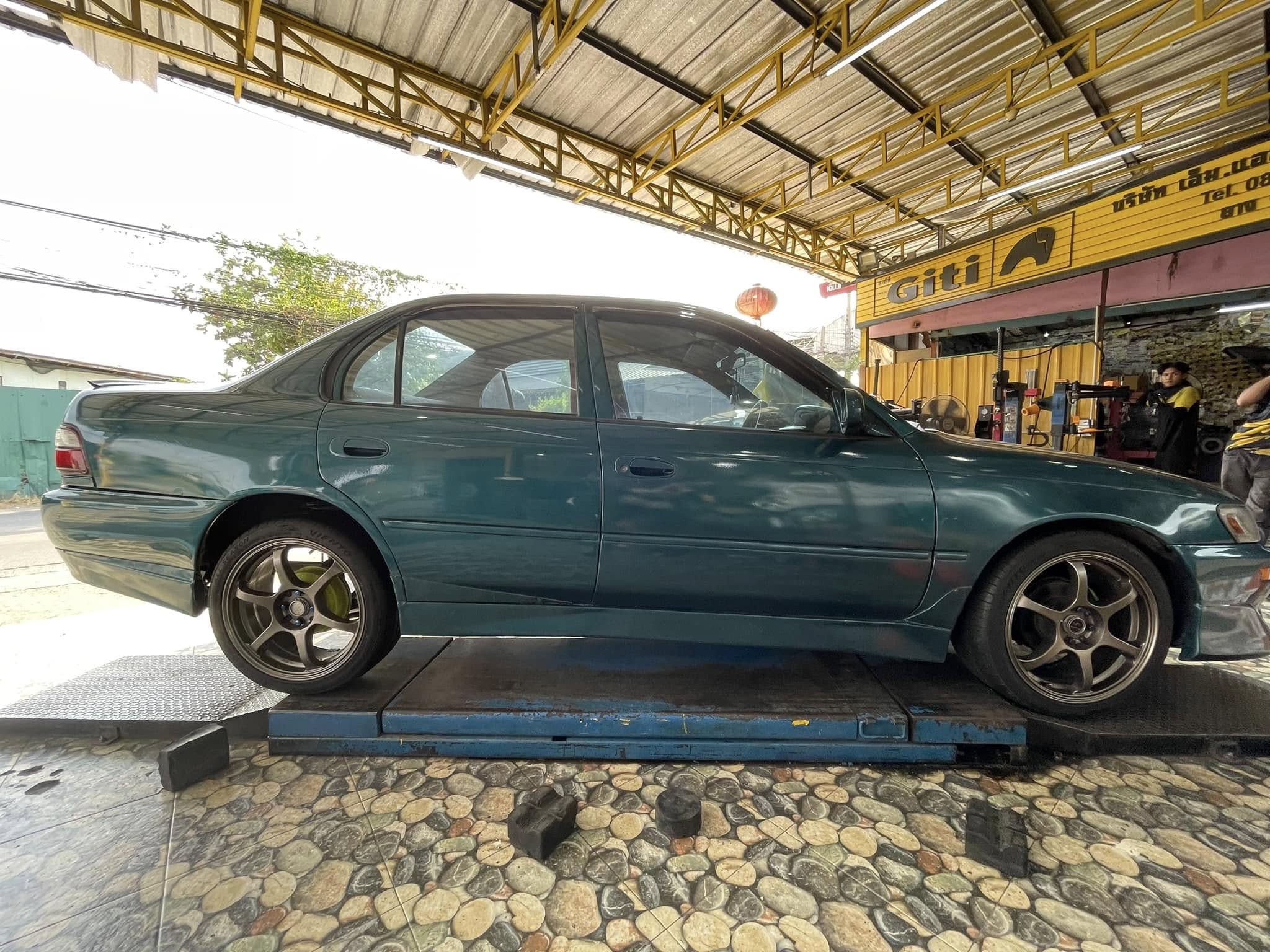 #TOYOTA_COROLLA🛞เปลี่ยนยาง #AUSTONE_SP702_205/45R17