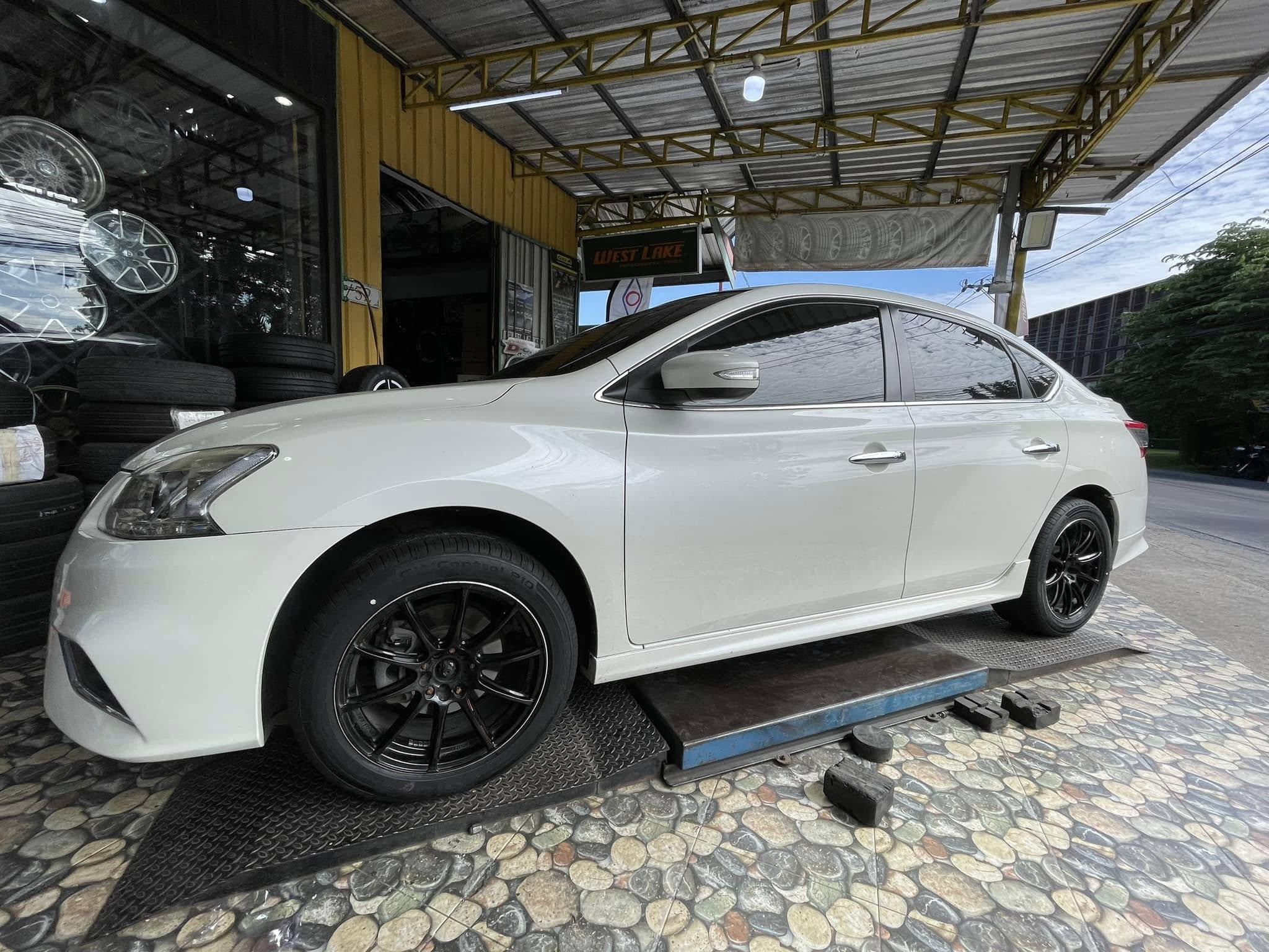#NISSAN_SYLPHY🛞 #GITI_CONTROL P10 225/50R17 #ผ้าเบรกCompact🛞🛠