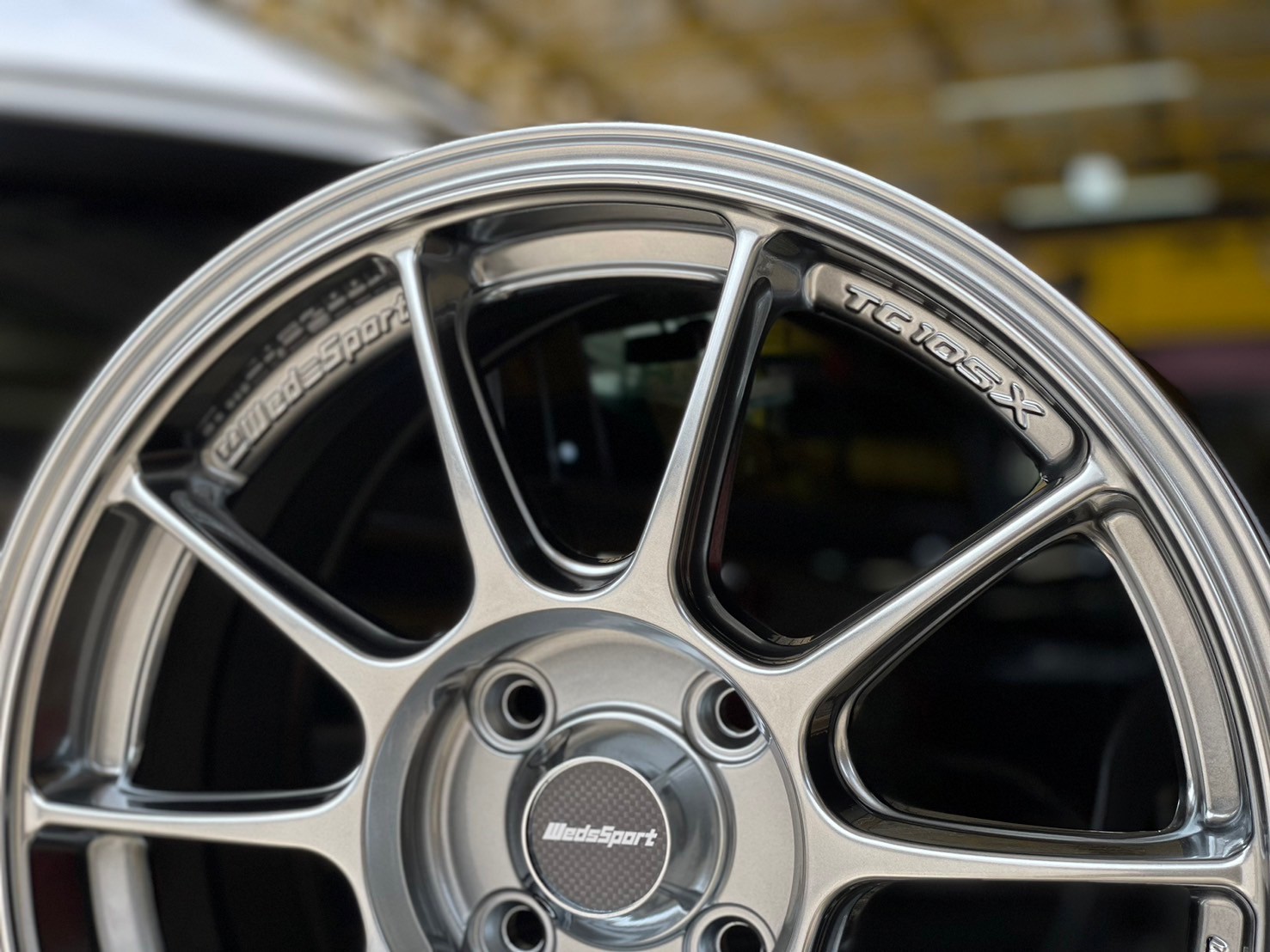 ล้อแม็กซ์ใหม่ขอบ15 #TC105X ล้อไทย Brightwheel BW-59 15x7 ET35 4x100 สีเทากัน