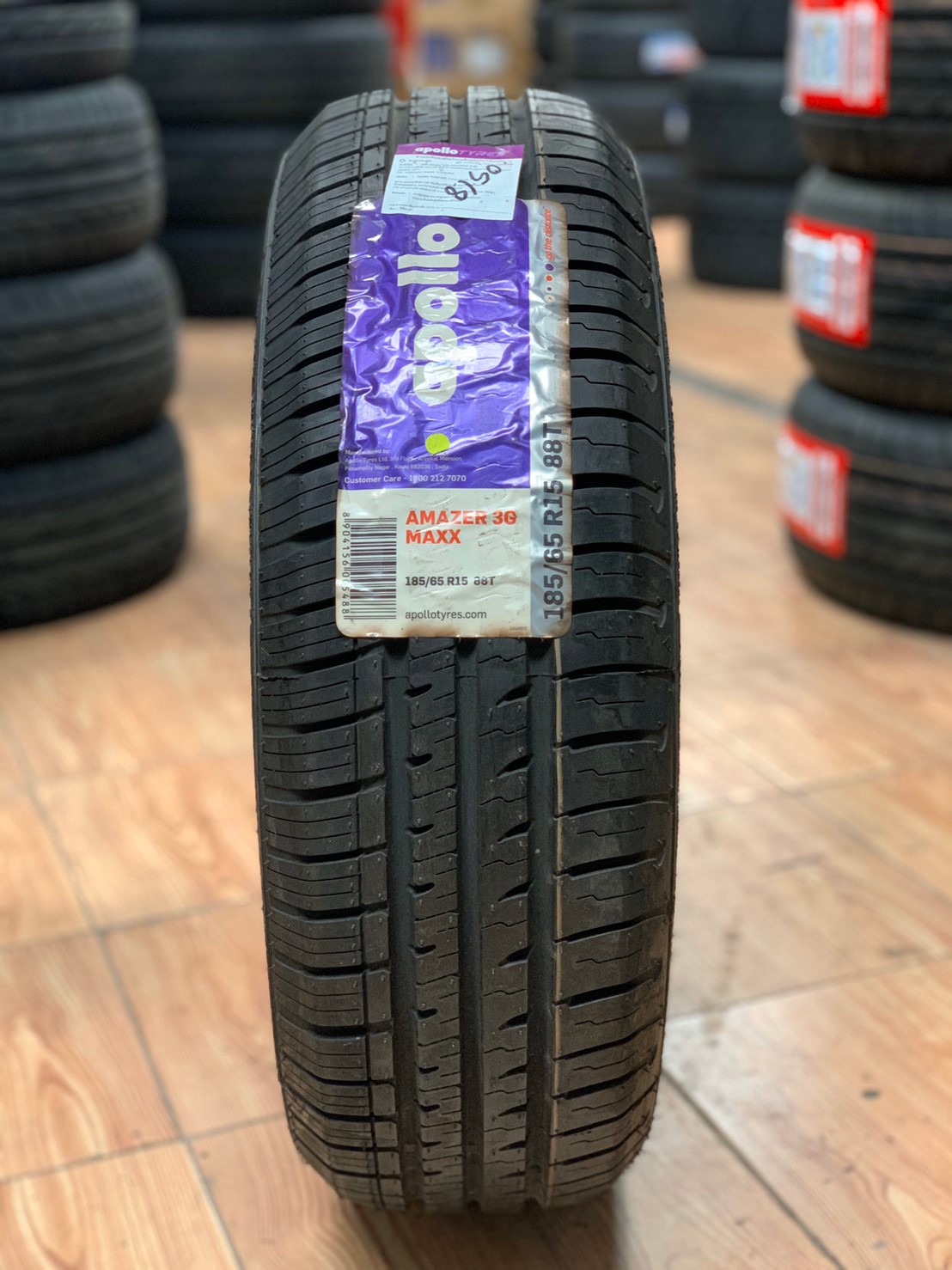ยางใหม่ Apollo Amazer3G Maxx 185/65R15 ยางผลิตปี2018 พร้อมติดตั้งฟรี