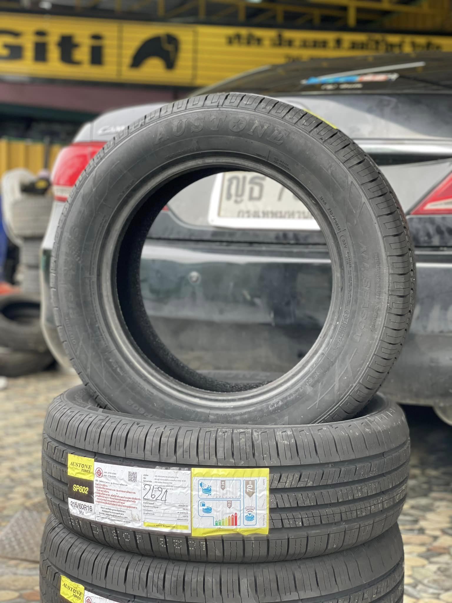 #TOYOTA_CAMRYเปลี่ยนยาง #AUSTONE_SP602_215/60R16 #บริการตั้งศูนย์🛠