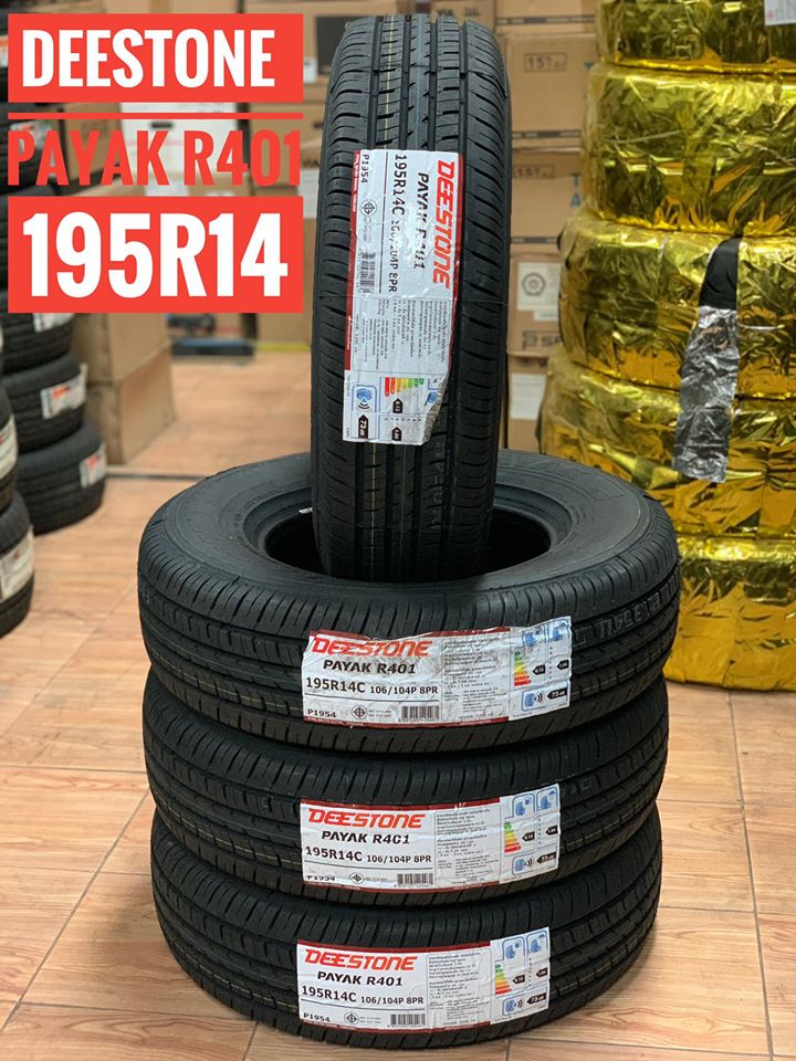 195R14 Deestone Payak R401 ยางกระบะบรรทุกคุณภาพดี