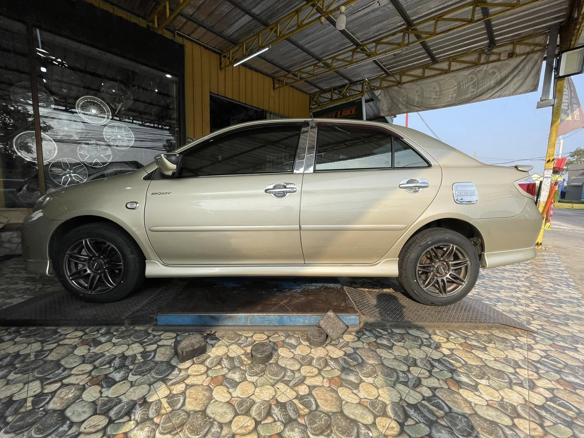 🚘 #TOYOTA_VIOS🛞เปลี่ยนยาง #OTANI #EK1000 185/60R15