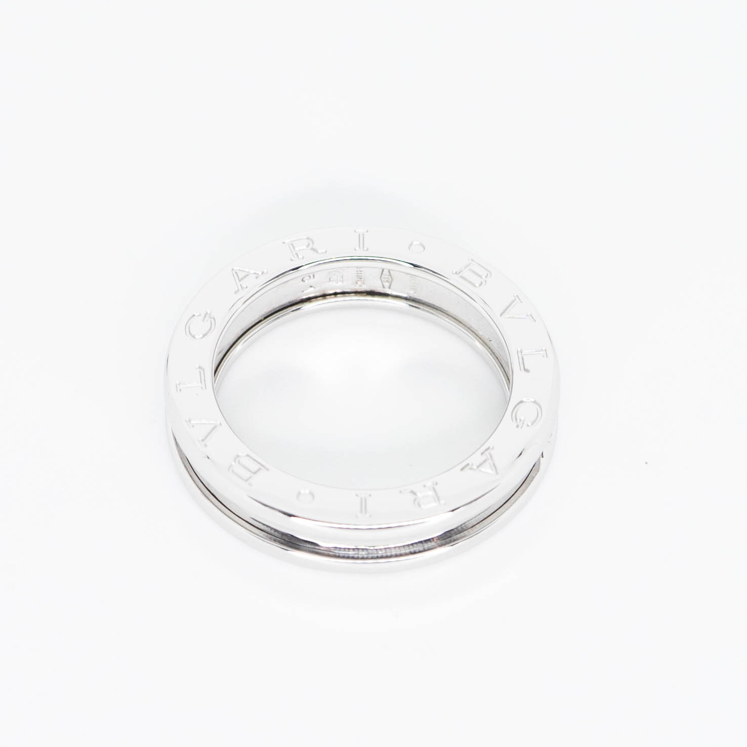 แหวน Bvlgari B.zero1 1band ทองขาว18K ไซส์ 51# (Used)