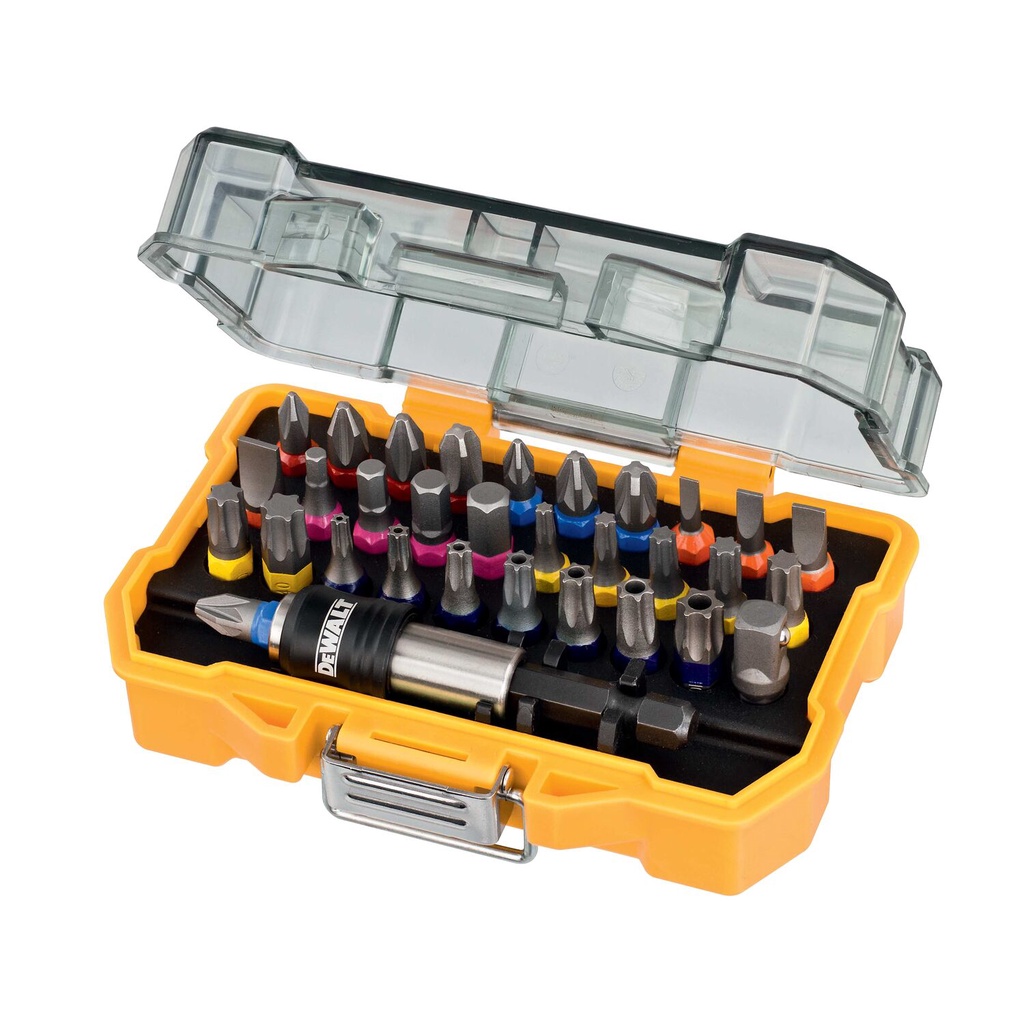 ชุดดอกไขควง 32 ชิ้น Screwdriver Bit Set 32pc Set รุ่น DT7969-QZ DEWALT