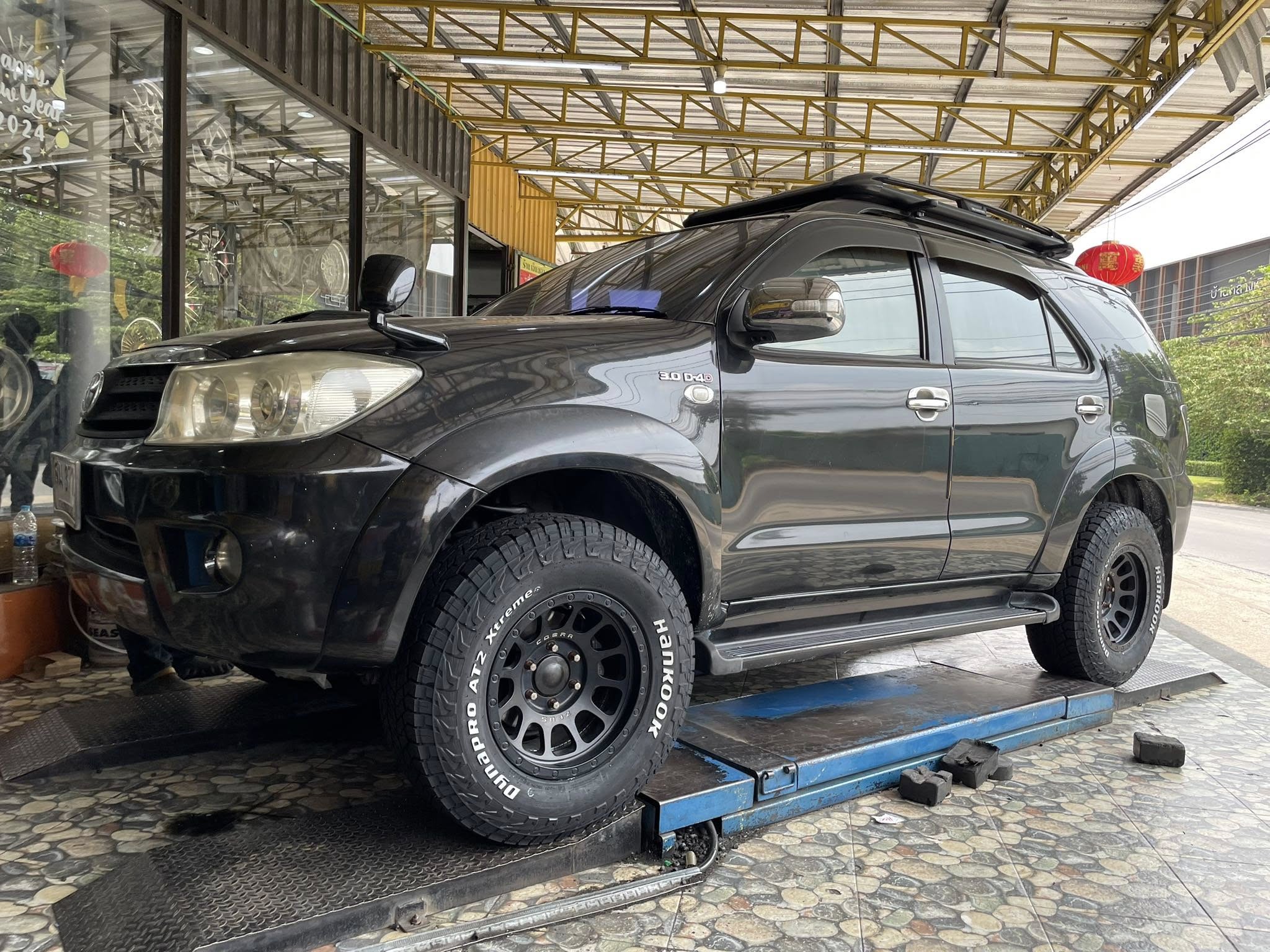 #TOYOTA_FORTUNER🚘เปลี่ยนยาง 🛞🐘#Hankook_AT2Xtreme_265/70R16 ❤️ 🛞 #ยางATยางสายลุยคุณภาพดี