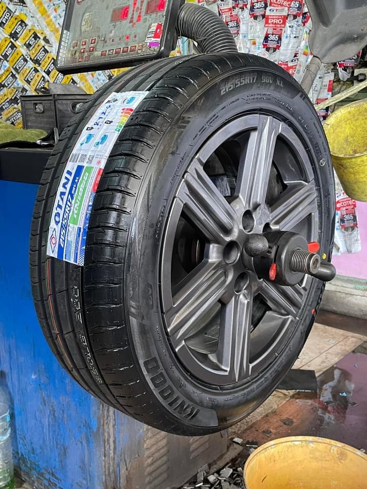 #HONDA_HRV เปลี่ยนยาง EV ยางเทคโนโลยีโฟม #OTANI #KN1000 215/55R17