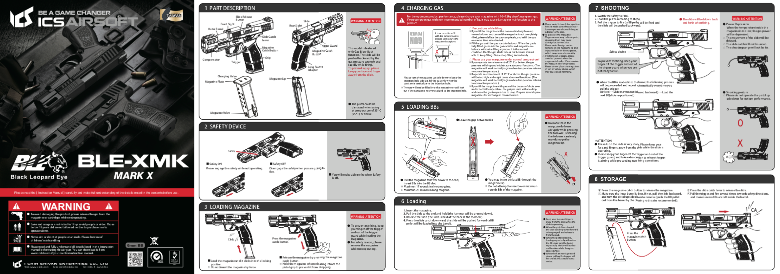 BLE-010-SB XMK GBB-BK